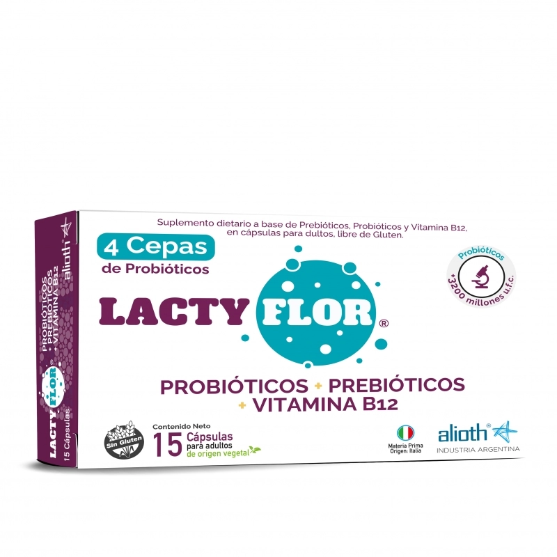 LACTYFLOR X 15 CAP