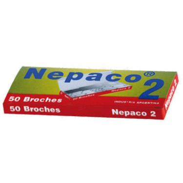 Broche Nepaco Metalico N°2 x 50 Unidades Art.2002
