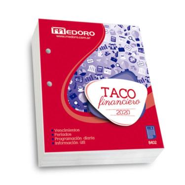 Taco Calendario Medoro Financiero 2026 Art.7402
