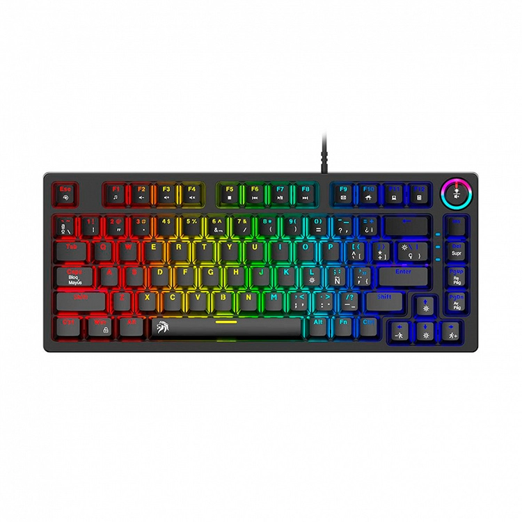 Teclado Netmak Mecanico Retroiluminado Negro Art.NM-ABILITY