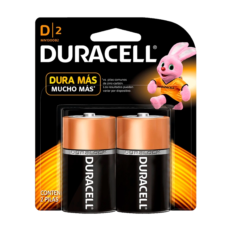 Pilas D Duracell Grandes x 2 Art.105-00985