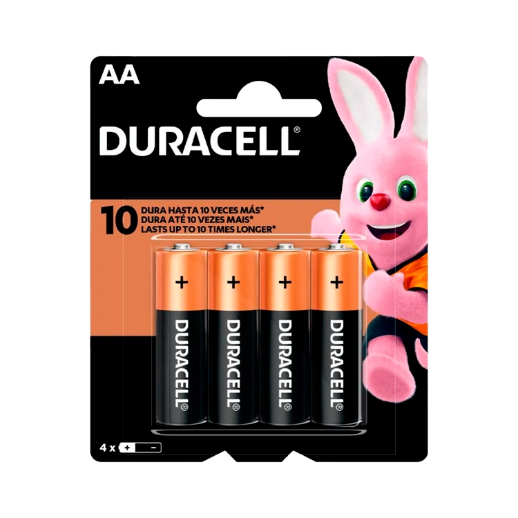 Pilas AA Duracell Blister x 4 Art.1029-N