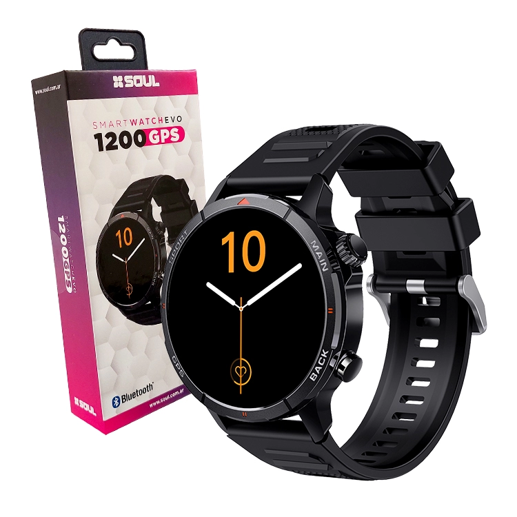 Reloj Inteligente Smartwatch Soul Smart Whatch Evo 1200NE Negro Art.164-73411