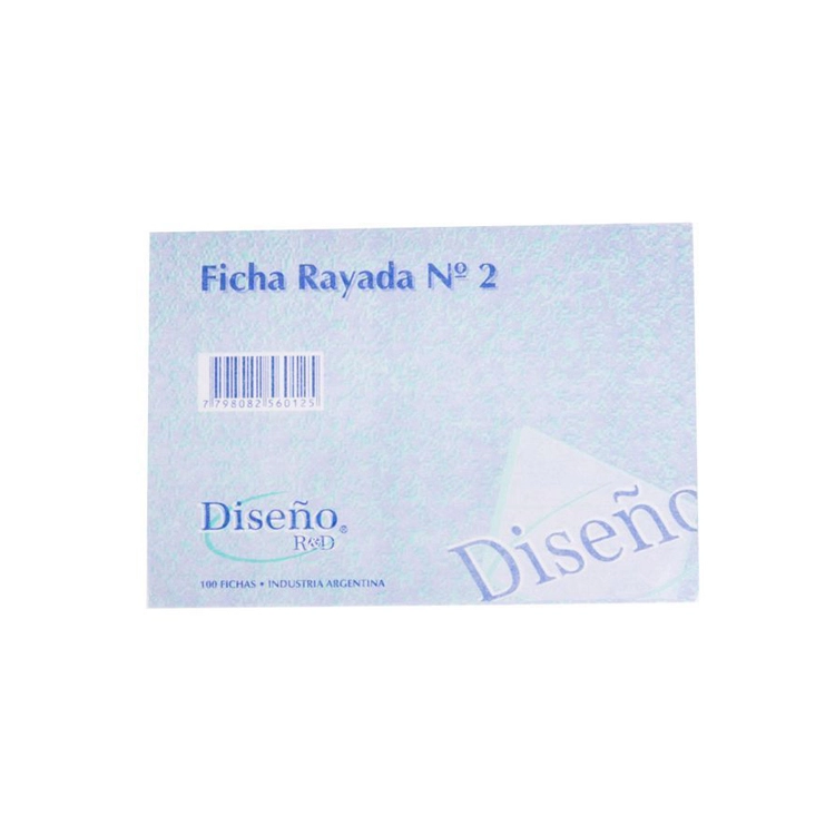 Fichas Rayadas Nº2 x 100 Diseño ART.152