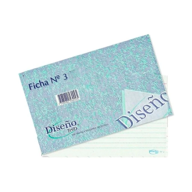 Fichas Rayadas Nº3 x 100 Diseño ART.154