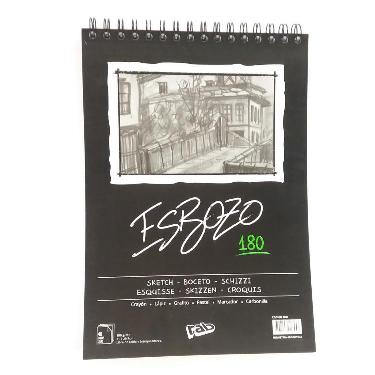 Block Esbozo A3 180 Gr Con Espiral 40 Hojas Liso ART.2083