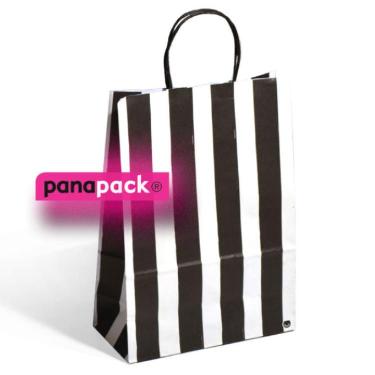 Bolsa para Regalo Romi Estilo Barras 22 x 10 x 30 cm Art.4401484