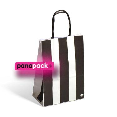 Bolsa para Regalo Romi Estilo Barras 14X08X26 Art.