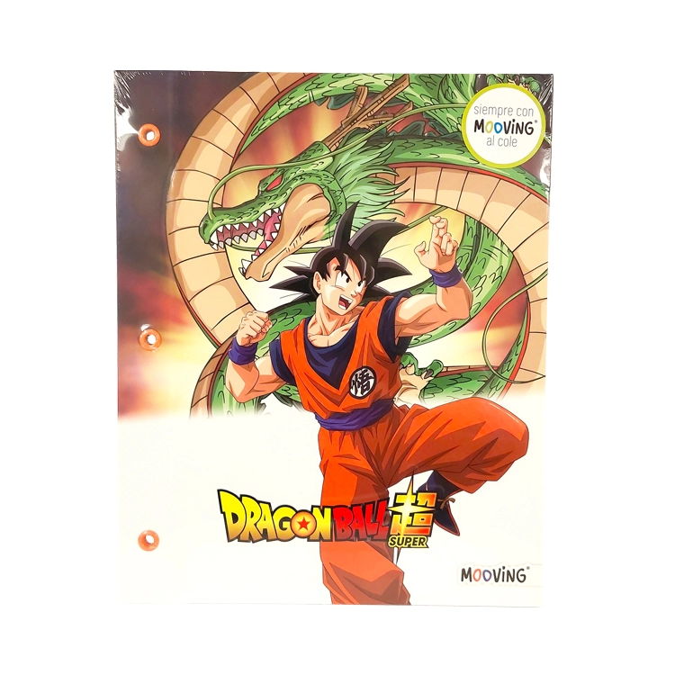 Carpeta Escolar 2 Tapas Con Cordon Nº3 Mooving 2026 Drago Ball ART ...
