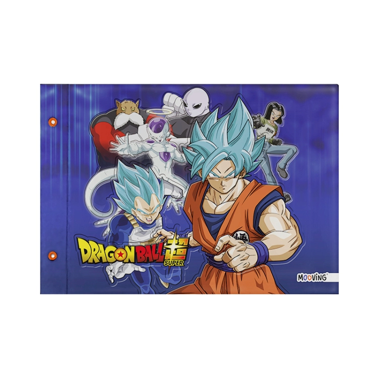 Carpeta Escolar 2 Tapas Con Cordon N°5 Mooving 2026 Dragon Ball ART ...