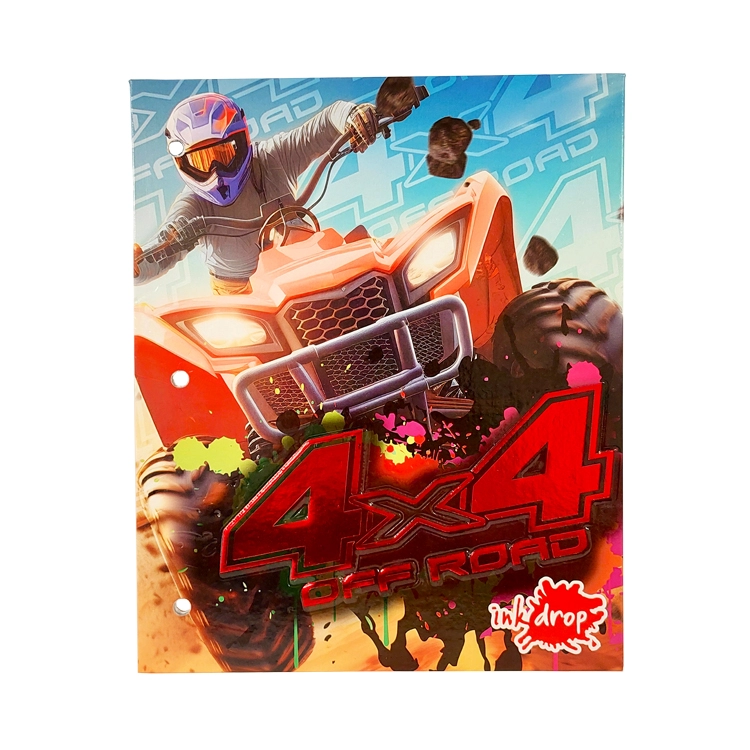 Carpeta Escolar 2 Tapas Con Cordon N°3 Inkdrop 2025 Off Road II ART.302204