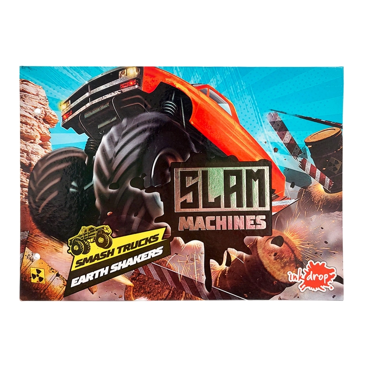 Carpeta Escolar 2 Tapas Con Cordon Nº5 Inkdrop 2025 Power Trucks ART.303115