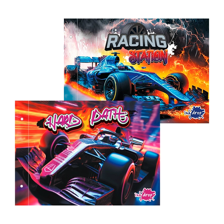 Carpeta Escolar 2 Tapas Con Cordon Nº5 Inkdrop 2025 Speed II ART.303129