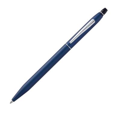 Boligrafo Lapicera Cross Century Click Cromo Retractil Azul Mediano ART.AT0622-121