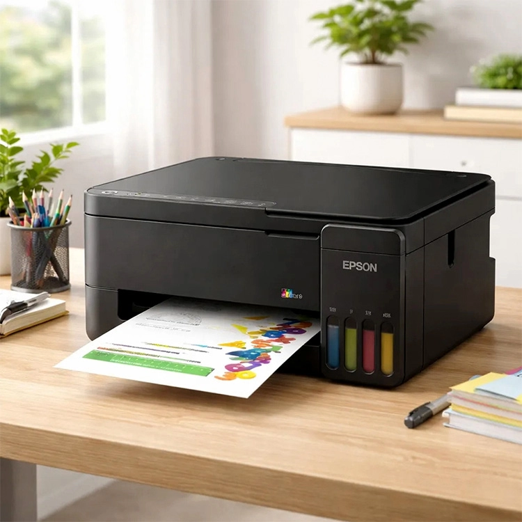 Impresora Multifunción Epson Ecotank L3350 con Sistema Continuo WiFi Art.C11CL62306