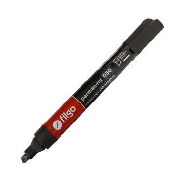 Marcador Permanente Filgo 050 Punta Biselada Negro por unidad Art.PM050-C12-001