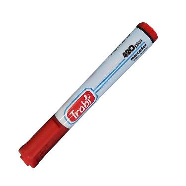 Marcador al Agua Trabi 420 Rojo Punta Redonda Art.TR1523