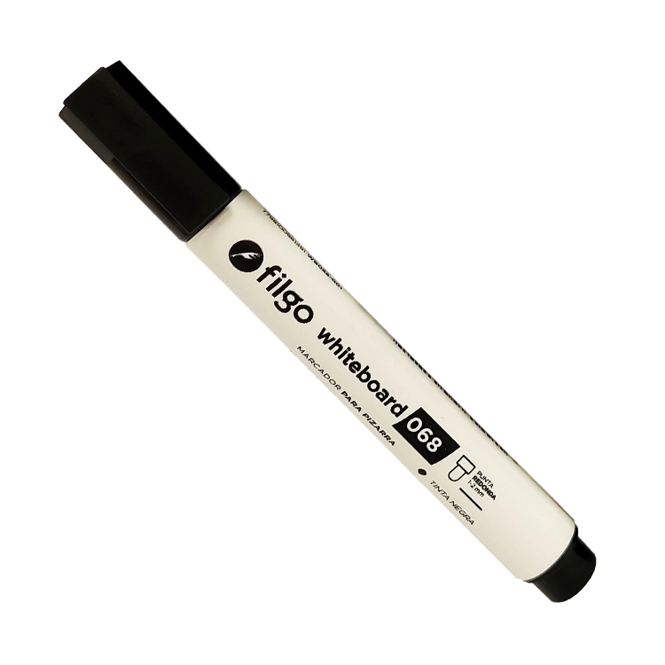 Marcador Para Pizarra Filgo Whiteboard 068 Negro Art.WB068-C12-001