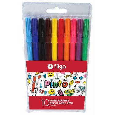 Marcador Escolar Filgo Pinto x 10 Art.CM2210-E10-SUR