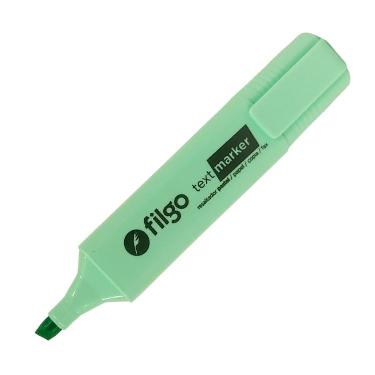 Marcador Resaltador Filgo Textmarker Verde Pastel por unidad Art.TXM-C12-304