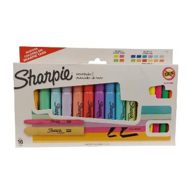 Marcador Resaltador Sharpie Mixed Blister x 16 - 12 Tanks + 4 Pocket - Art..2165241