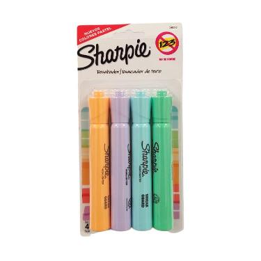 Marcador Resaltador Sharpie Tank Pastel Blister x 4 Art..2165242