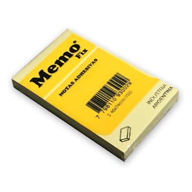 Notas Adhesivas Memo Fix S 46X74 Amarillo 100 Hojas Art.102