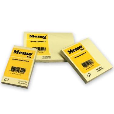 Notas Adhesivas Memo Fix L 100X74 Amarillo 100 Hojas Art.104
