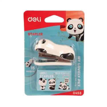 Abrochadora Deli Panda N°10 con Broches Art.E0453