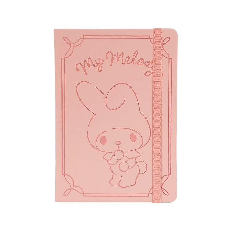 Cuaderno Tapa Dura Mooving Notes My Melody A5 Rayado con Elastico Art.1246261