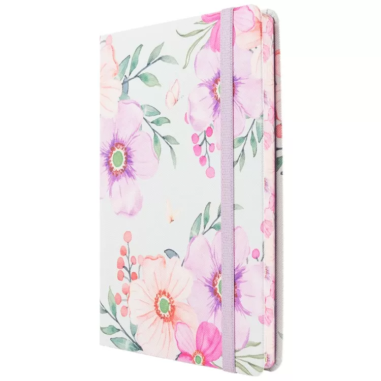 Cuaderno Tapa Dura Mooving Notes Garden Acuamarina A5 16x21 Rayado con Elastico Art.1246241