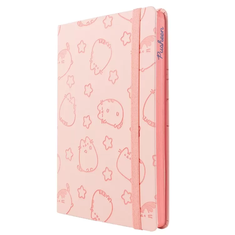 Cuaderno Tapa Dura Mooving Notes Pusheen A5 Rayado Con Elastico Art.1246207
