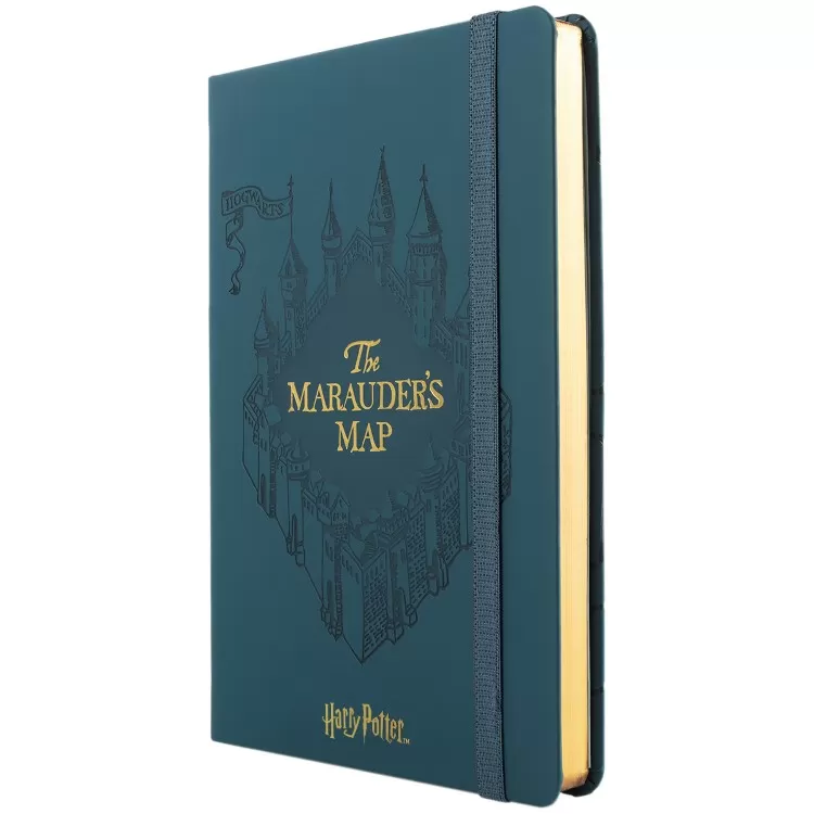 Cuaderno Tapa Dura Mooving Notes Harry Potter A5 Rayado Con Elastico Art.1246222
