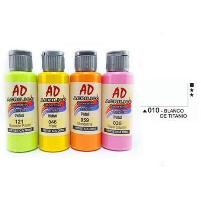 Pintura Acrilico Ad 010 Blanco Titanio 60Ml. Comun ART.058727-010
