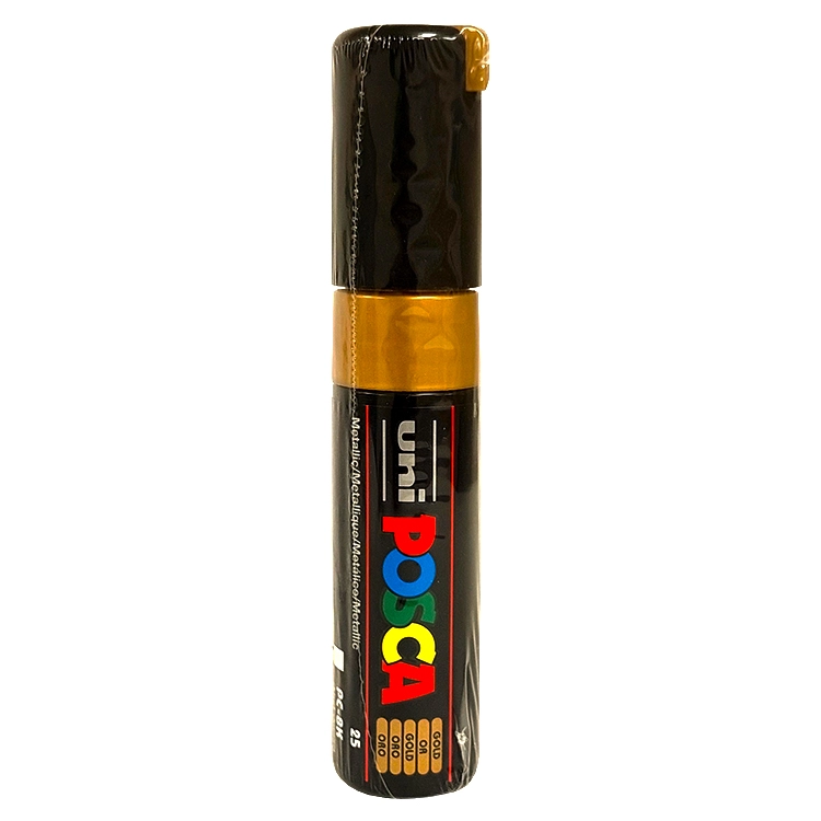 Marcador acrilico Uni Posca 8K Jumbo Chamfle Oro Art.MUNPC8K