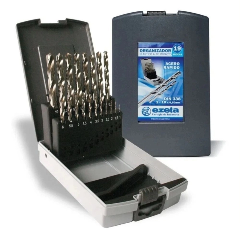 Juego de Mechas EZETA Acero Rapido x19 Piezas