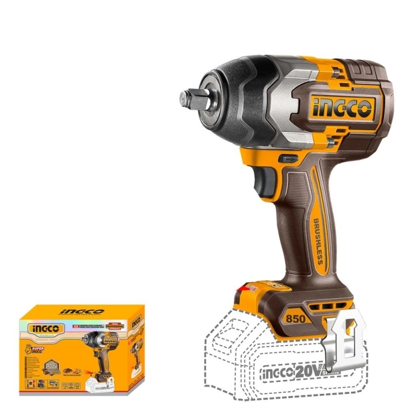 Llave de Impacto INGCO 850Nm 20v
