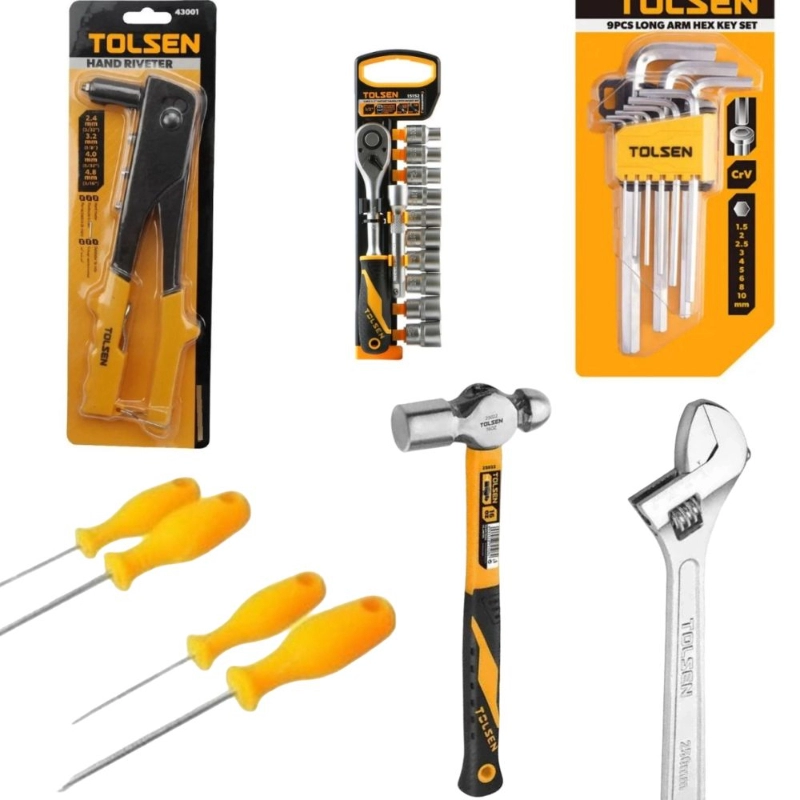 Bolso de Herramientas TOLSEN 16 Piezas