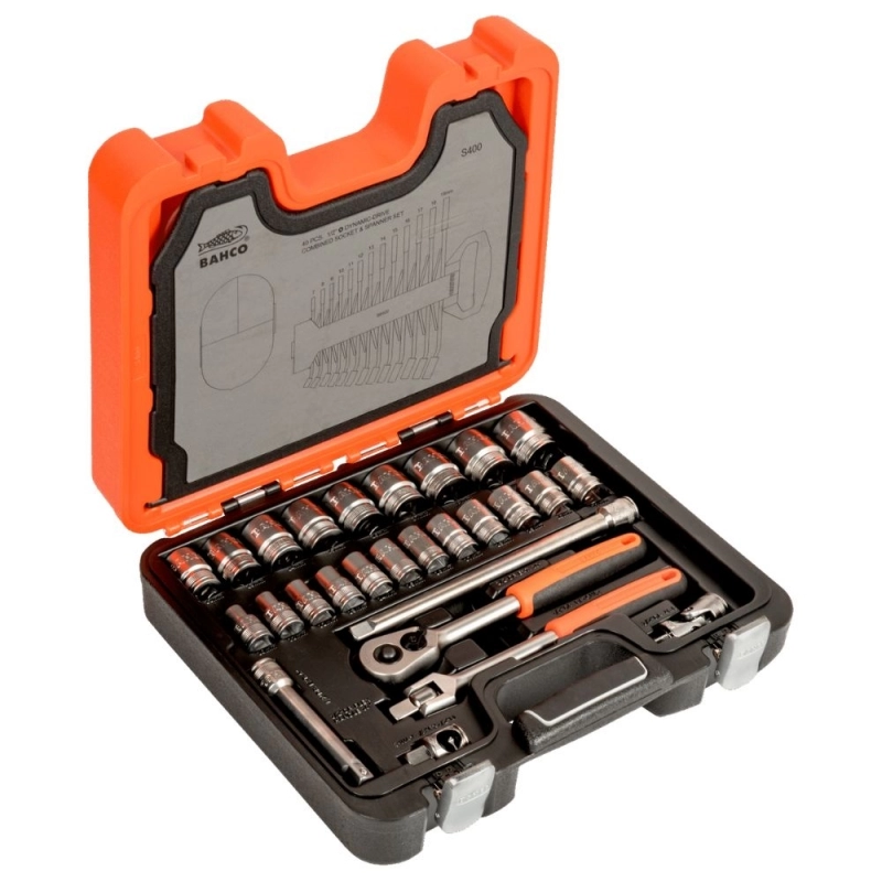 Juego de Bocallaves BAHCO S400 1/2 - 40 Piezas