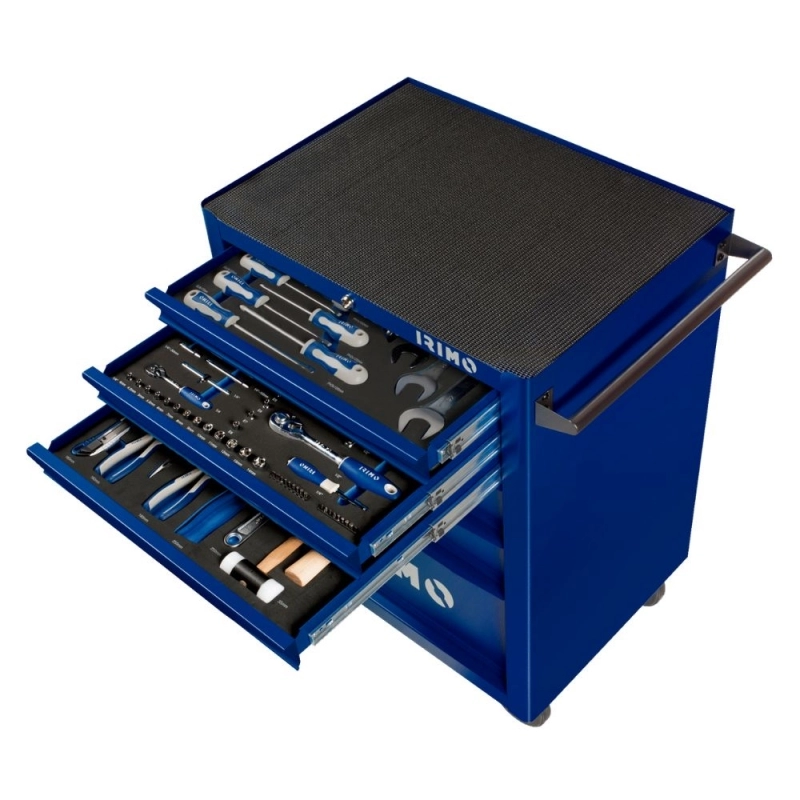 Carro de Herramientas IRIMO con 6 cajones de 26" equipado con 206 Piezas