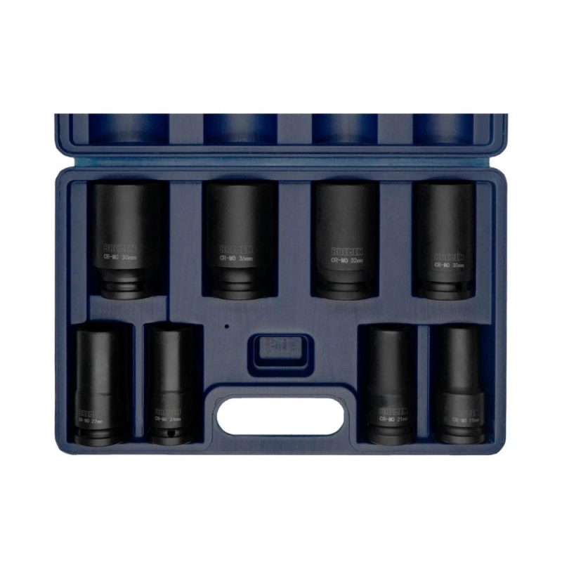 Juego de Bocallaves Impacto Hexagonal Largas BREMEN 8283 3/4 - 8 Piezas