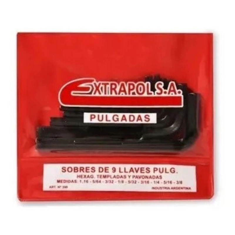 Juego de Llaves Allen 390 EXTRAPOL 9 Piezas