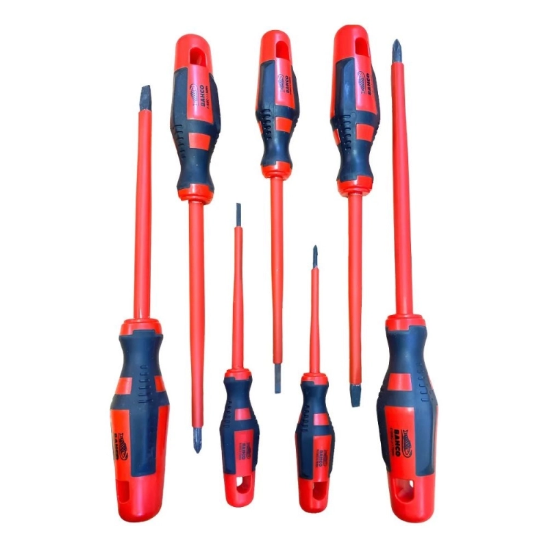 Juego de Destornilladores Aislados 1000V BAHCO 7 Piezas