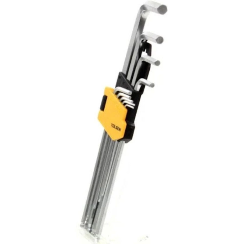 Juego de Llaves Hexagonales Punta BolaTOLSEN 9 Piezas