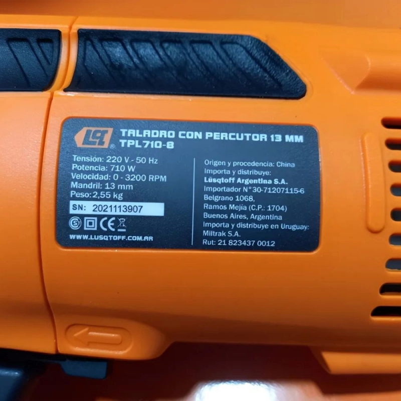 Taladro Percutor LÜSQTOFF 710w