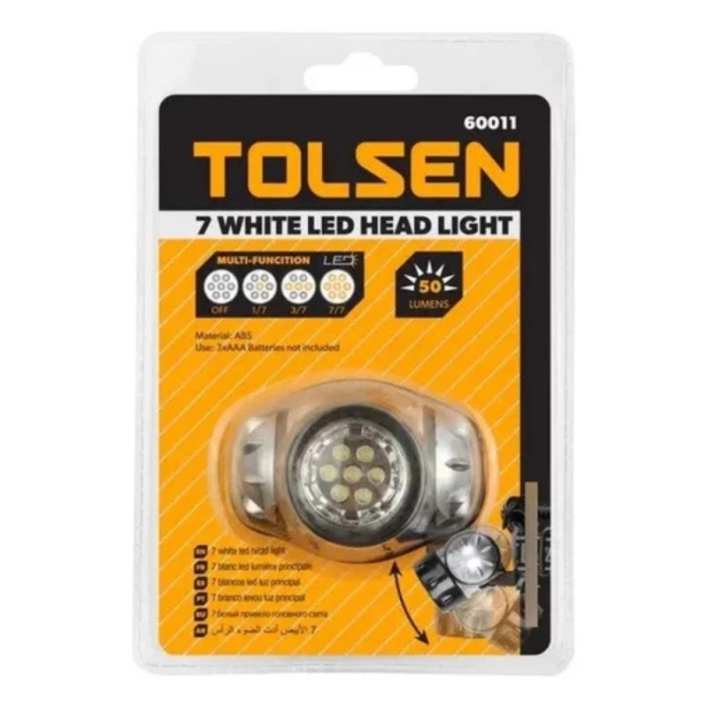 Linterna Frontal TOLSEN 50Lm