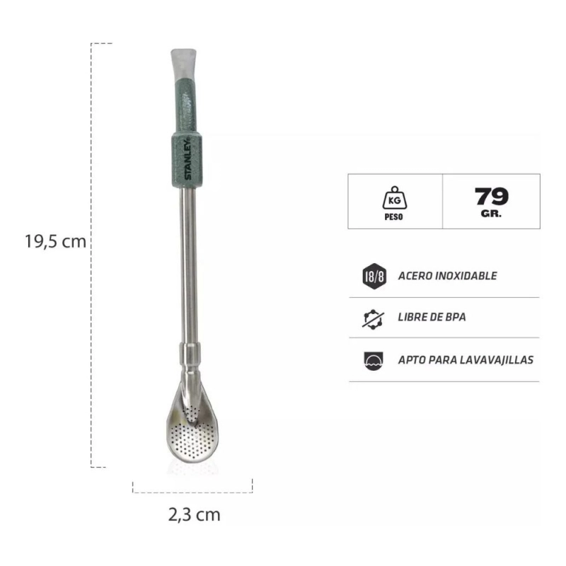 Bombilla STANLEY Verde