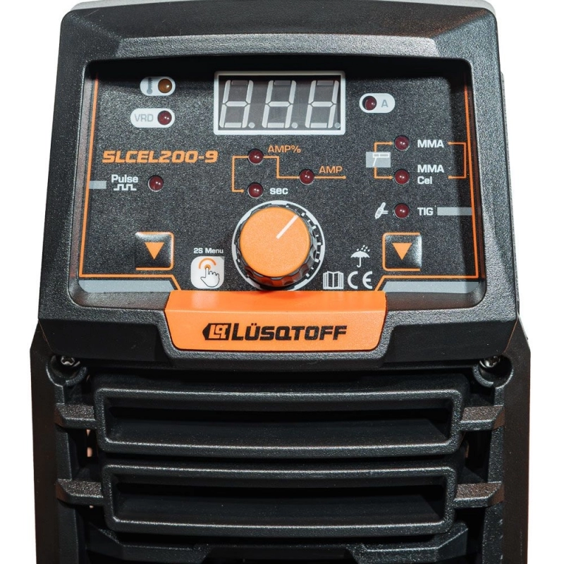 Soladora LÜSQTOFF Inverter 200AMP CELULOSICA