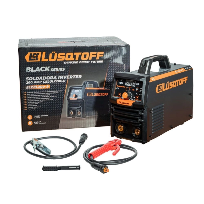 Soladora LÜSQTOFF Inverter 200AMP CELULOSICA