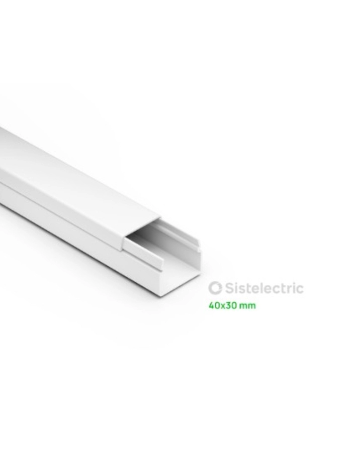 Cablecanal con adhesivo 40x30 2m Genrod